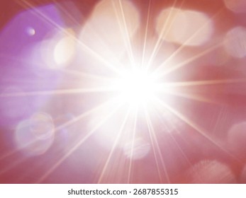 The​ red​ back​ground​ image​ has​ a​ white​ beam​ of​ light​ shining​ through​ it​ for​ Graphics​