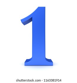1 number one first blue 3d stock illustration 1163381914 shutterstock