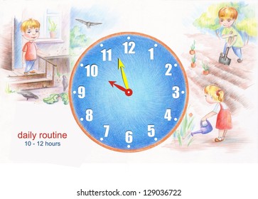 On Time 10 O Clock Flower Images Stock Photos Vectors Shutterstock