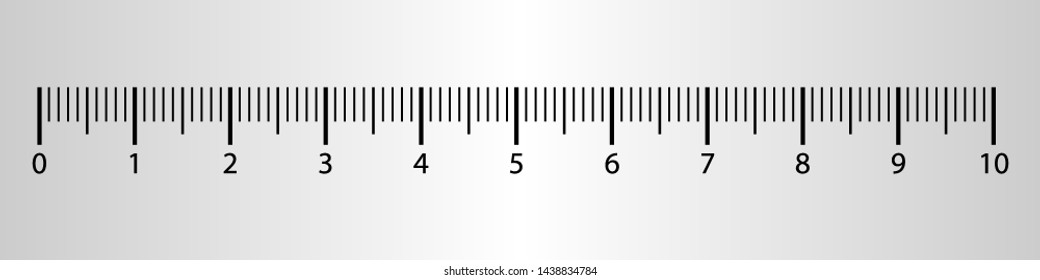 10-centimeters-ruler-measurement-tool-numbers-image-vectorielle-de