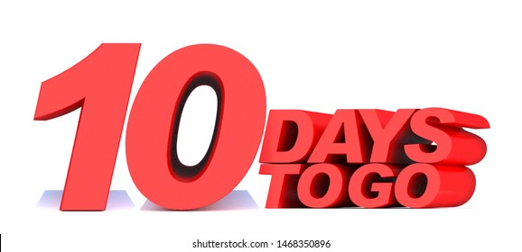 just 10 days left clipart