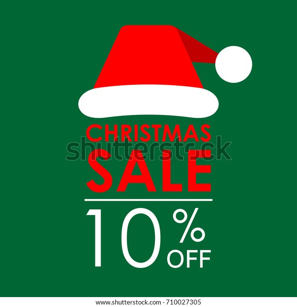 10 Off Sale Christmas Sale Banner のイラスト素材