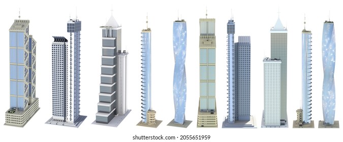 10 Side View Detailed Renders Fictional Stock Illustration 2055651959 ...