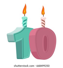 3,761 Birthday candles 10 Images, Stock Photos & Vectors | Shutterstock