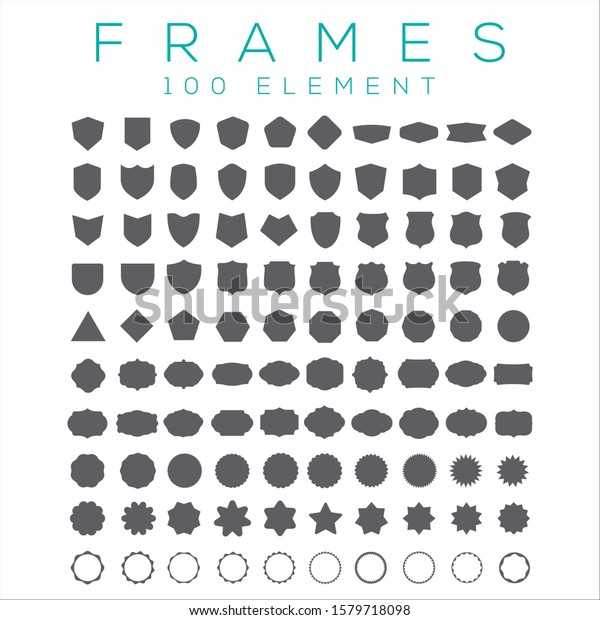 100+ Blank frame, Blank frame and label\
mega set, Frames mega set on chalkboard. Calligraphic design\
elements. Dividers. Signboards. Labels.\
Crowns