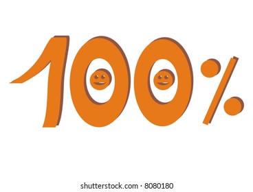 100 percent