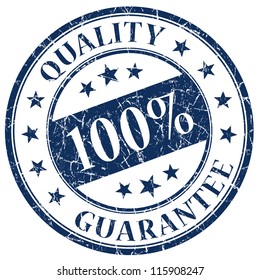 100% Quality Guarantee Stamp