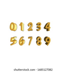1000 Gold Numbers Stock Embos Gold Stock Illustration 1685127082 ...