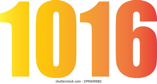 1016 Number Text Demo Purpose Stock Illustration 1990690082 | Shutterstock