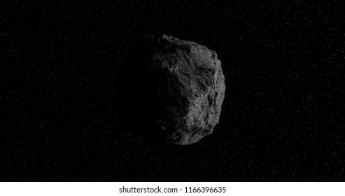 The 101955 Bennu, A Carbonaceous Asteroid In The Solar System,  A Potentially Hazardous Object Impacting The Earth In The Future. 
As Illustration Or Background. 3D Rendering.