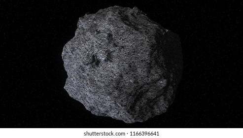 The 101955 Bennu, A Carbonaceous Asteroid In The Solar System,  A Potentially Hazardous Object Impacting The Earth In The Future. 
As Illustration Or Background. 3D Rendering.