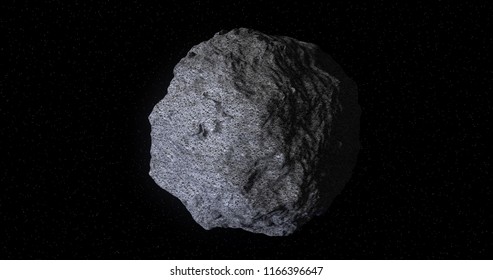 The 101955 Bennu, A Carbonaceous Asteroid In The Solar System,  A Potentially Hazardous Object Impacting The Earth In The Future. 
As Illustration Or Background. 3D Rendering.