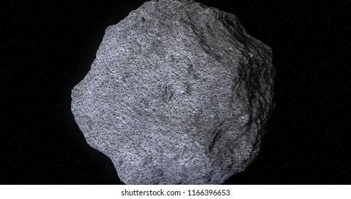 The 101955 Bennu, A Carbonaceous Asteroid In The Solar System,  A Potentially Hazardous Object Impacting The Earth In The Future. 
As Illustration Or Background. 3D Rendering.