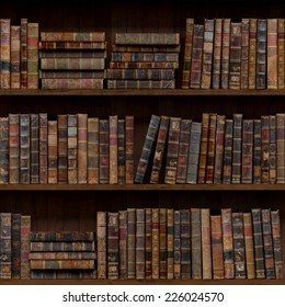 10of15 Old books seamless texture (vertically and horizontally). Tiled Bookshelf Background. Also tiled with other 15 textures from same pack in my gallery.