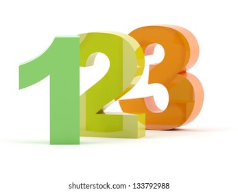 123 Numbers In Color