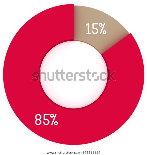 15-85-percent-pie-chart-red-stock-illustration-346653524