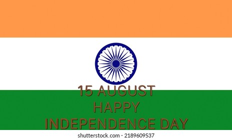 15 August Indian Independence Day Art Stock Illustration 2189609537 ...