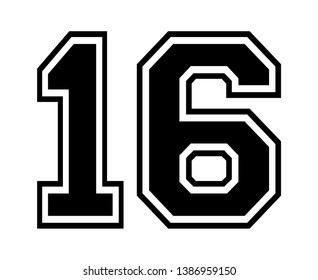 Jersey Number Images, Stock Photos 