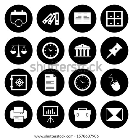 16 User interface Icon set for web and mobile applications