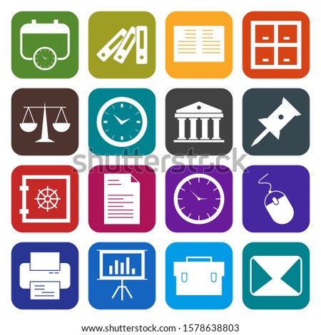 16 User interface Icon set for web and mobile applications