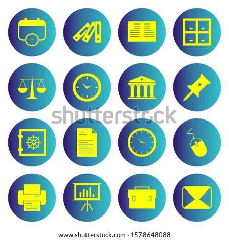 16 User interface Icon set for web and mobile applications