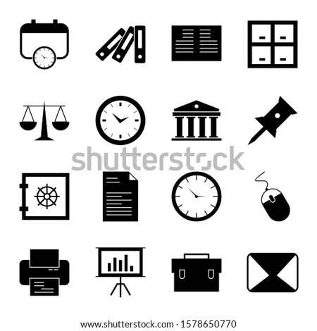 16 User interface Icon set for web and mobile applications