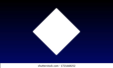 16k glowing white shape with dark background