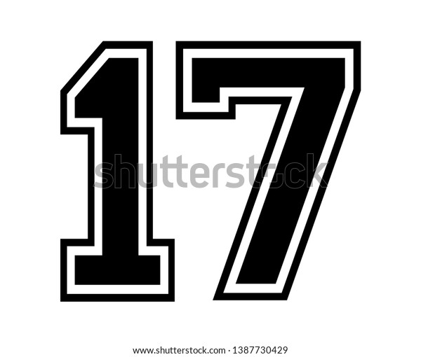 17 jersey number football