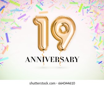 19th Anniversary Images Stock Photos Vectors Shutterstock