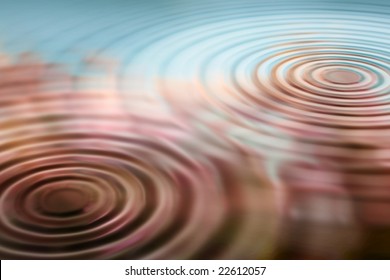 2 colored abstract ripples background