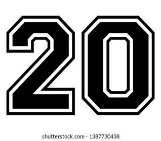 number 20 jersey
