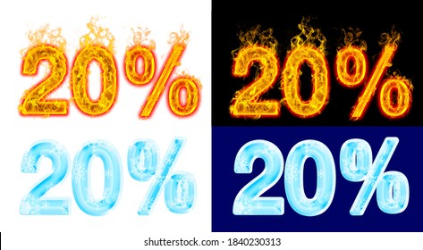 20%, ninety five percent, design ice and fire.