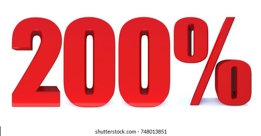 200 Percent off 3d Sign on White Background, Special Offer 200% Discount Tag, Sale Up to 200 Percent Off,big offer, Sale, Special Offer Label, Sticker, Tag, Banner, Advertising, offer Icon