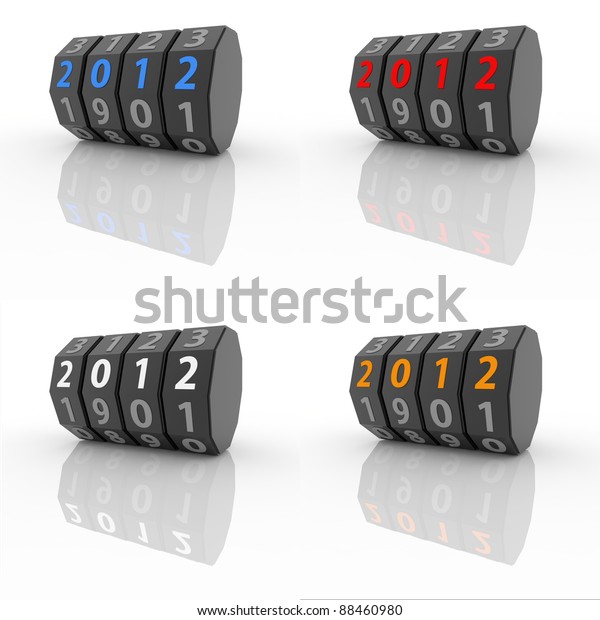 2012 Year Stock Illustration 88460980 | Shutterstock
