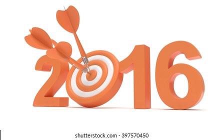 2016 Target 3d Render Illustration Stock Illustration 397570450