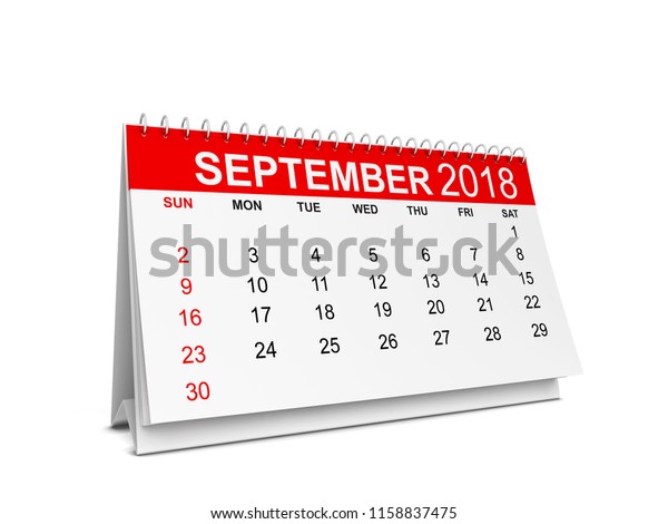 2018 Year Calendar Week Starts Sunday Stock Illustration 1158837475 