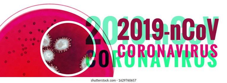 2019-nCoV Coronavirus Close-up Pathogen In Petri Dish Virus Analysis In Laboratory Background Title Design Mit Text 2019-nCoV Coronavirus