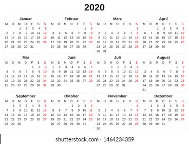 150,040 2020 yearly calendar Images, Stock Photos & Vectors | Shutterstock