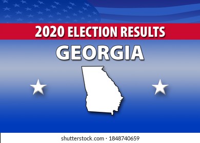 2020 Georgia Election Results - Illustration