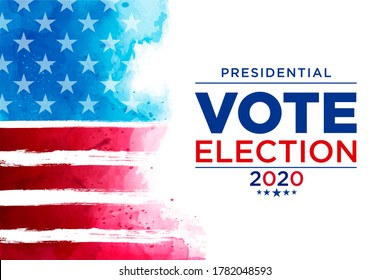 2020 United States Of America Presidential Election Banner