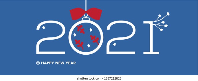 2021 Happy New Year and Merry Christmas facebook web page cover, template for a poster, banner,  site. In the modern  style of abstract art.