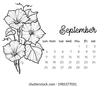 what is the birth flower for september 1