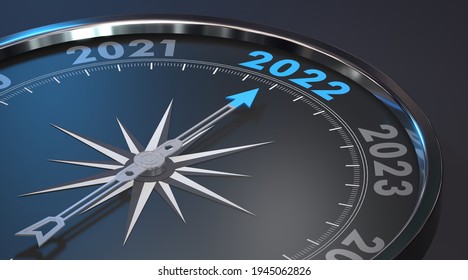 2022 - Modern Compass (3D Rendering)