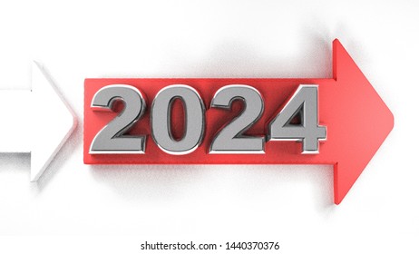 2024 Red Arrow Isolated On 260nw 1440370376 