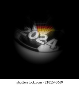 2024 Symbol German National Flag Distortion Stock Illustration   2024 Symbol German National Flag 260nw 2181548669 