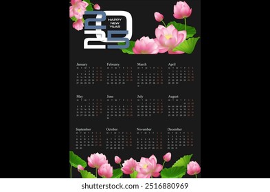 The 2025 Calendar offers sleek designs, bold typography, and vibrant colors for efficient organization. Perfect for personal or office use, it includes holidays and key dates for easy planning. - Powered by Shutterstock