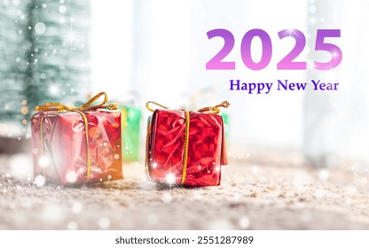 2025 New Year Celebration, New Year's lights Welcome to Happy New Year 2025 - Powered by Shutterstock