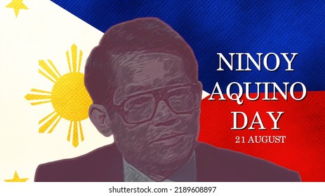 21 August Ninoy Aquino Day Art Background