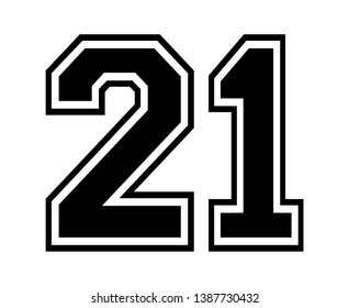 jersey number 21