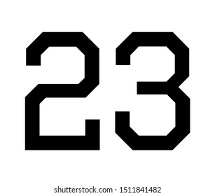 Number 23 Images, Stock Photos & Vectors | Shutterstock